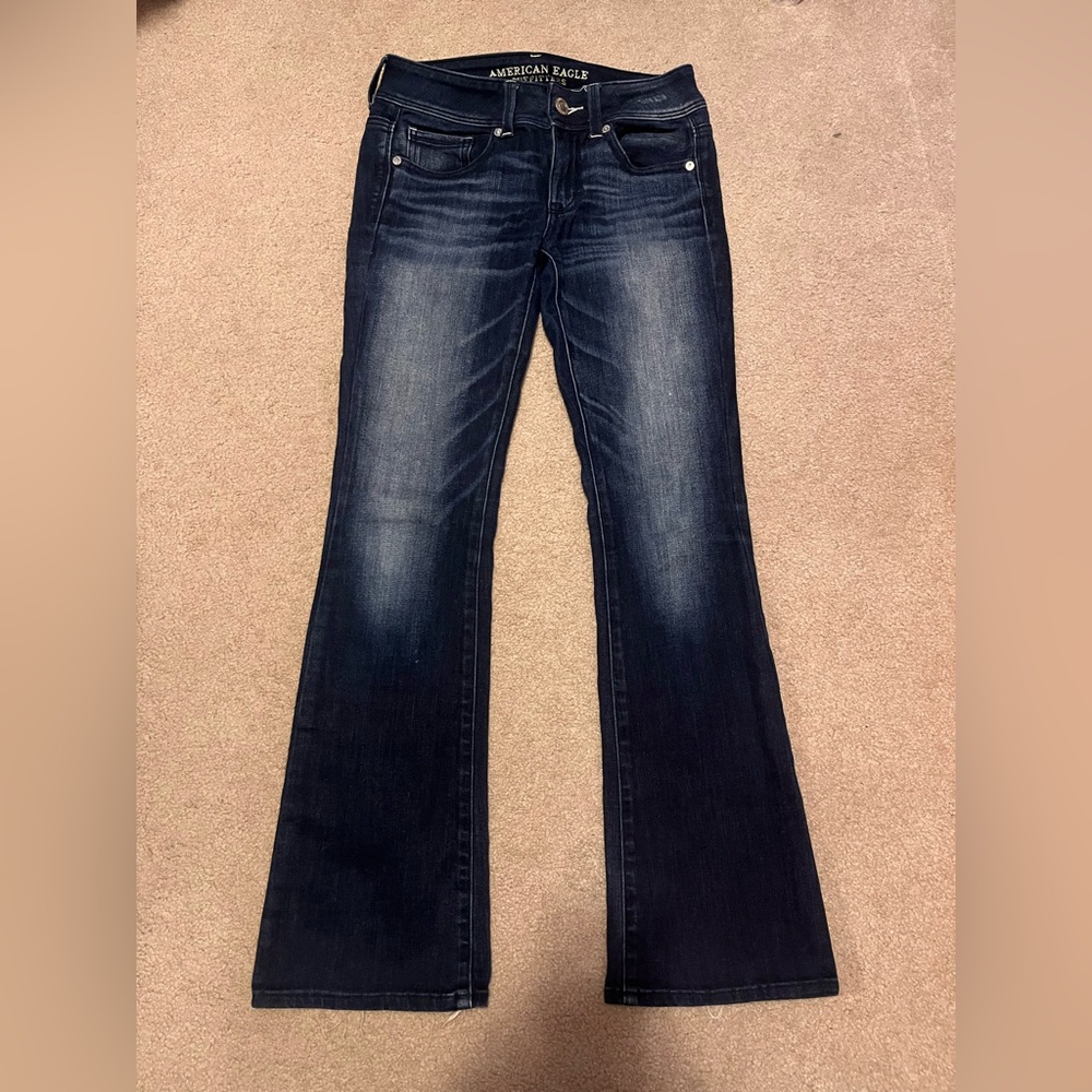 AE Super Stretch Kick Boot Jeans